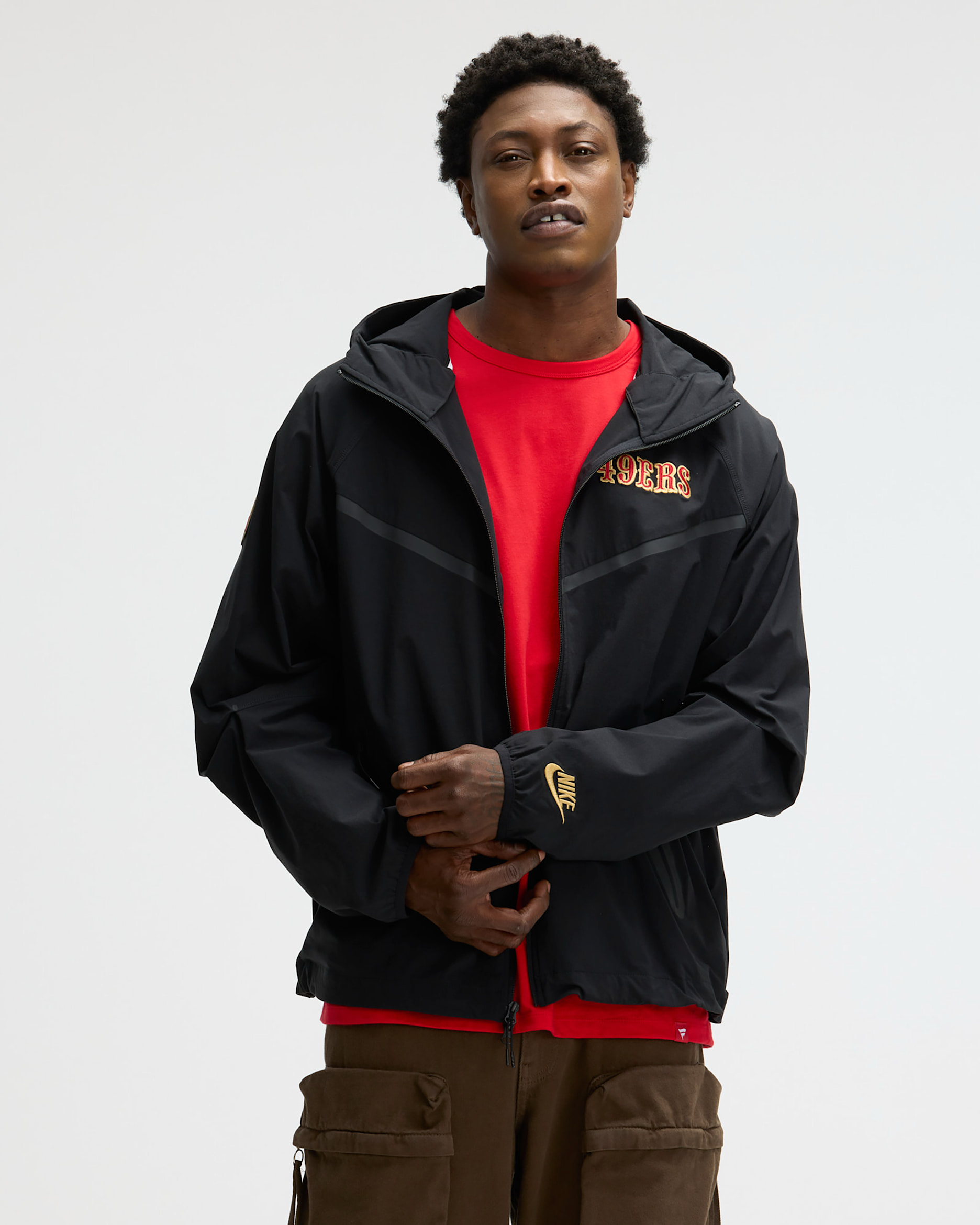 NIKE リバーシブルブルゾン NIKE（ナイキ） リバーシブル ボア ジャケット ブルゾン S 緑系